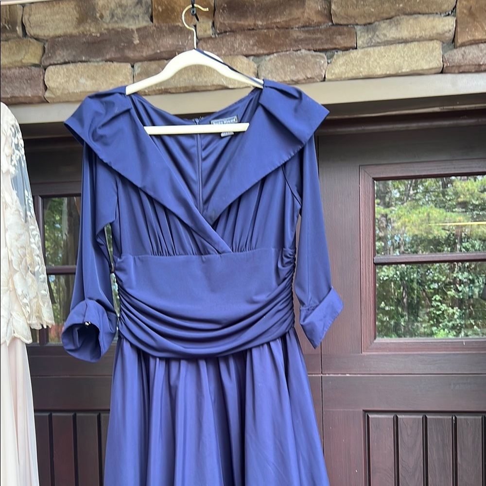 Jessica Howard Elegant Blue Midi Dress